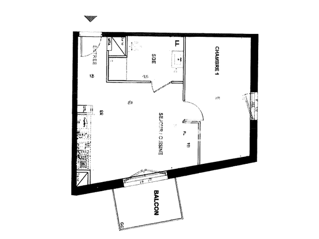 Appartement 2 pièces (40.5 m²) à louer - Chenove (21300)