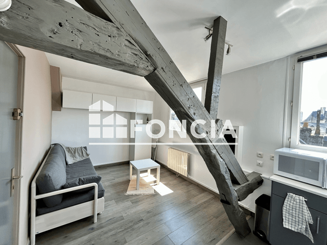 Studio meublé (17.42 m²) à louer - Rouen (76000)