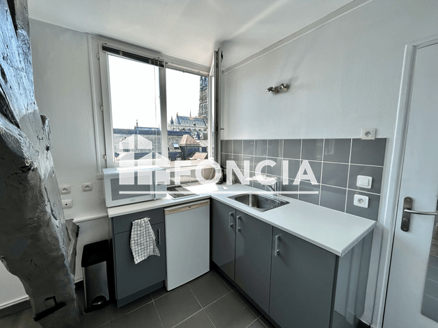 Studio meublé (17.42 m²) à louer - Rouen (76000)