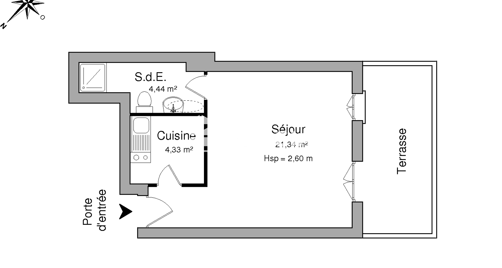 Studio (30.11 m²) à louer - Mantes-la-jolie (78200)