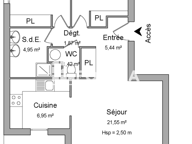 Appartement 3 pièces (63.67 m²) à louer - Sausset Les Pins (13960)