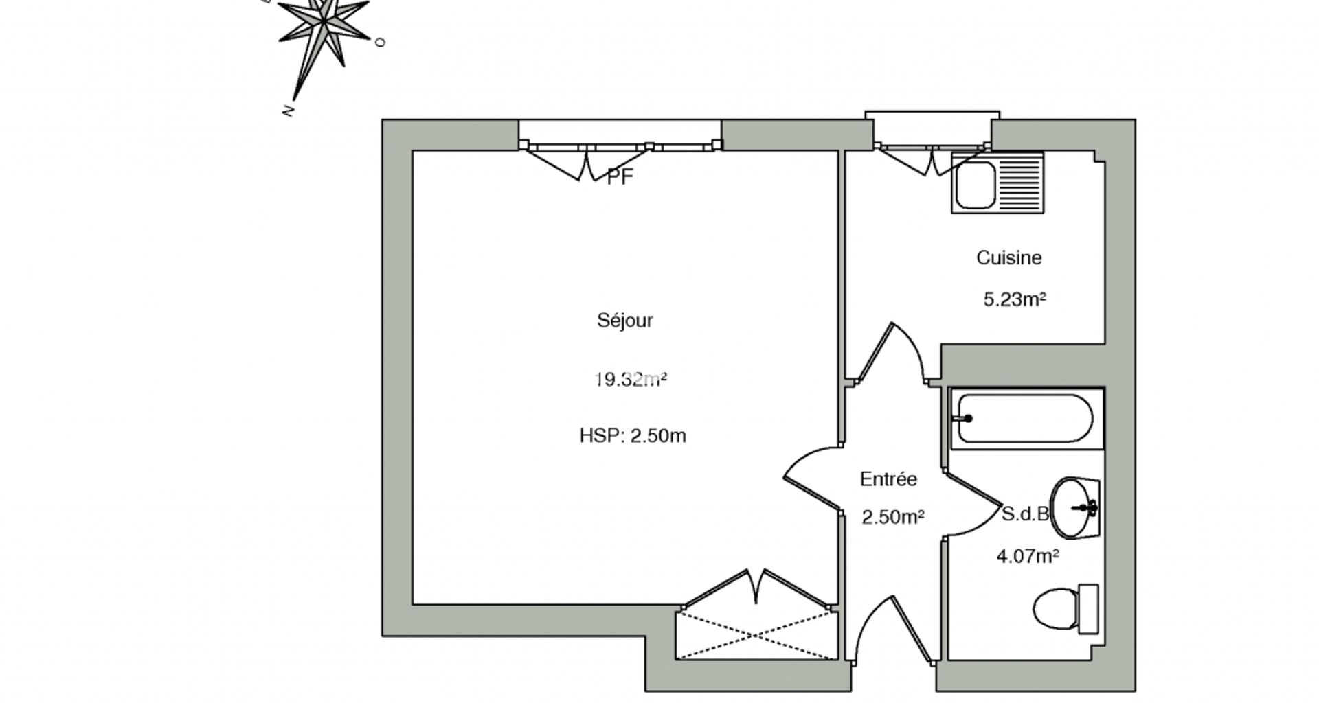 Studio (31.12 m²) à louer - Saint-maur-des-fossés (94100)