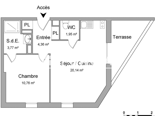 Appartement 2 pièces (40.98 m²) à louer - Fenouillet (31150)