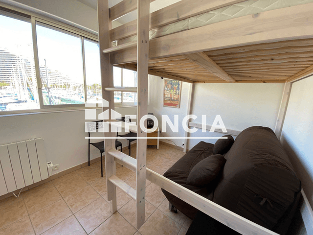Studio meublé (14.43 m²) à louer - Villeneuve Loubet (06270)
