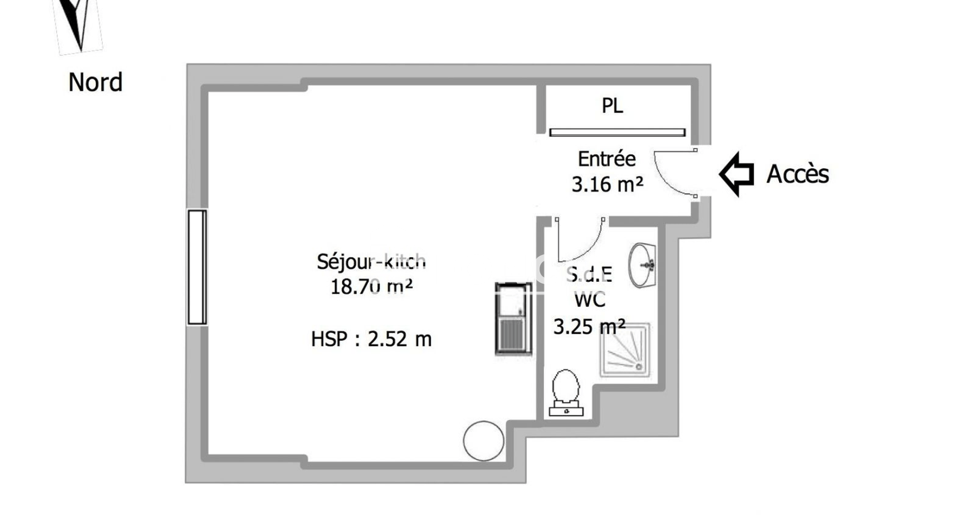 Studio (25.11 m²) à louer - Melun (77000)