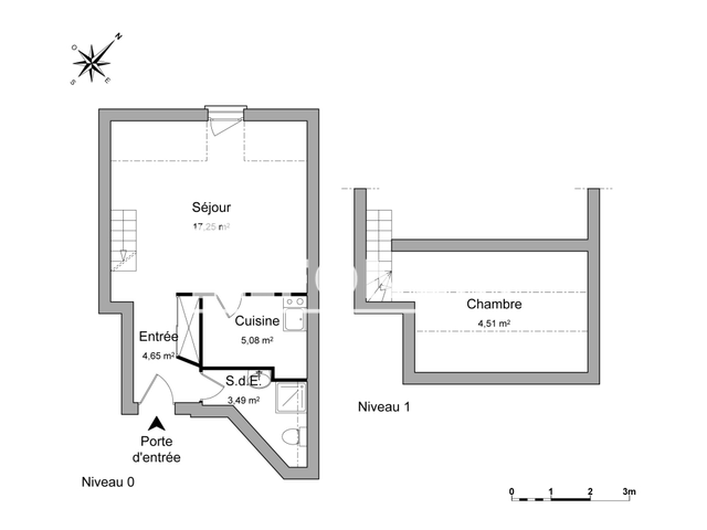 Appartement 2 pièces (34.98 m²) à louer - Maule (78580)