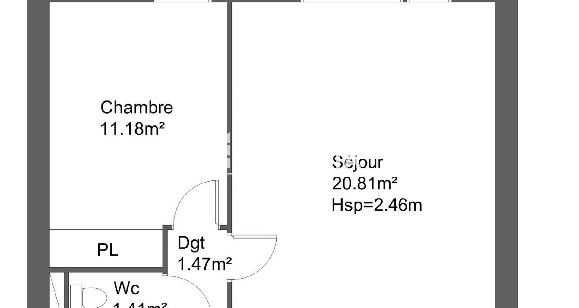 Appartement 2 pièces (46.48 m²) à louer - Muret (31600)