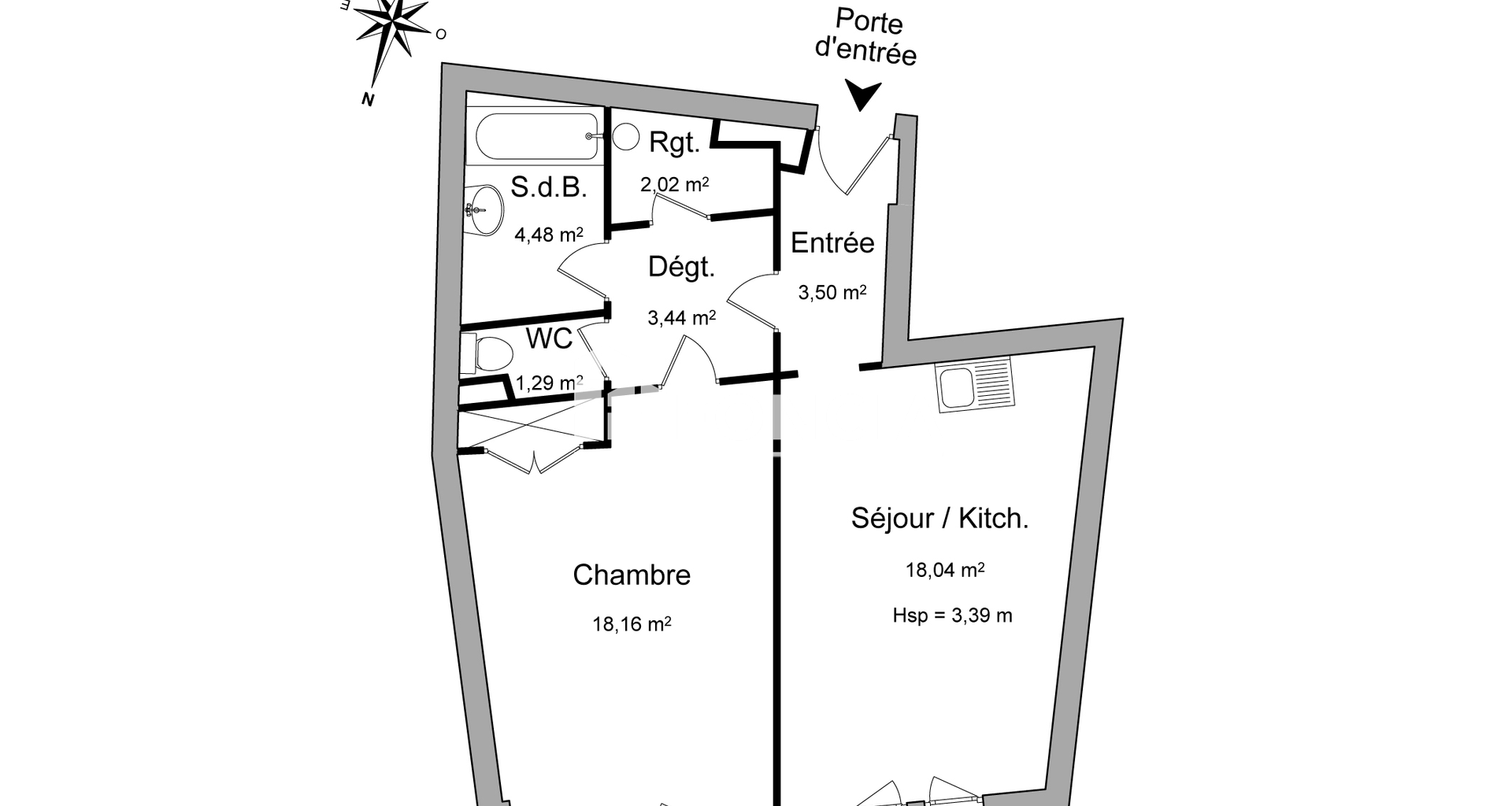 Appartement meublé 2 pièces (50.93 m²) à louer - Arles (13200)