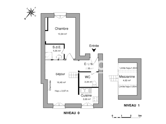 Appartement 2 pièces (45.17 m²) à louer - Bordeaux (33000)