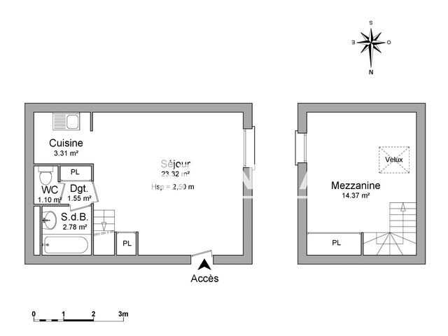 Appartement 2 pièces (46.43 m²) à louer - Arles (13200)