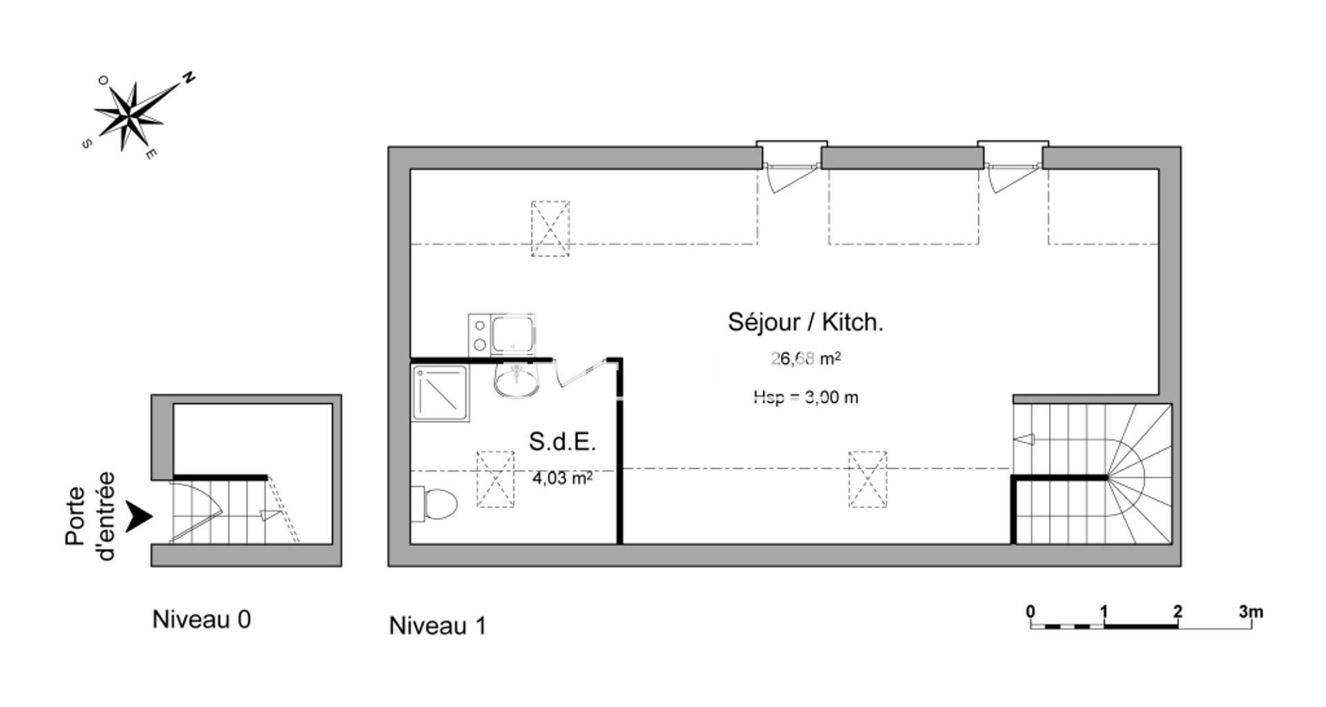 Studio (30.71 m²) à louer - Guernes (78520)