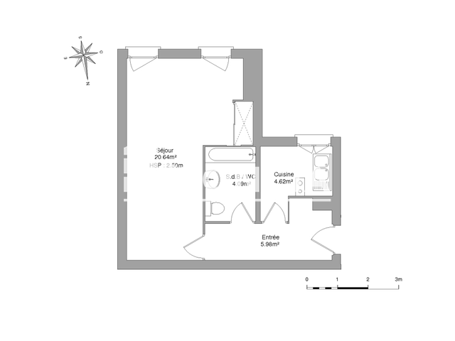 Studio (35.33 m²) à louer - Toulouse (31000)