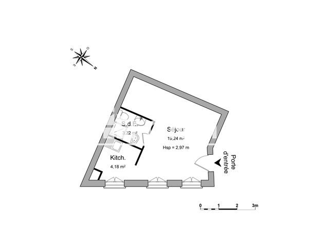Studio (26.64 m²) à louer - Toulouse (31000)