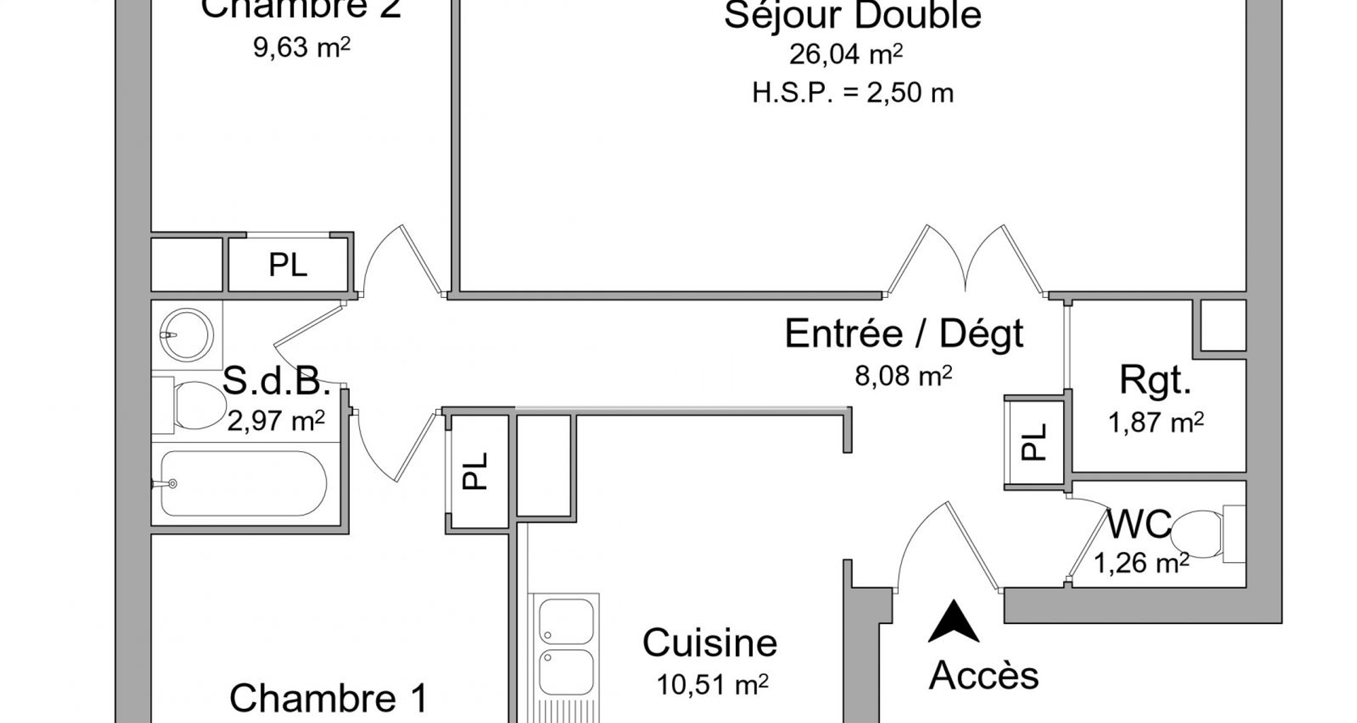 Appartement 4 pièces (70.8 m²) à louer - Le Plessis-trévise (94420)