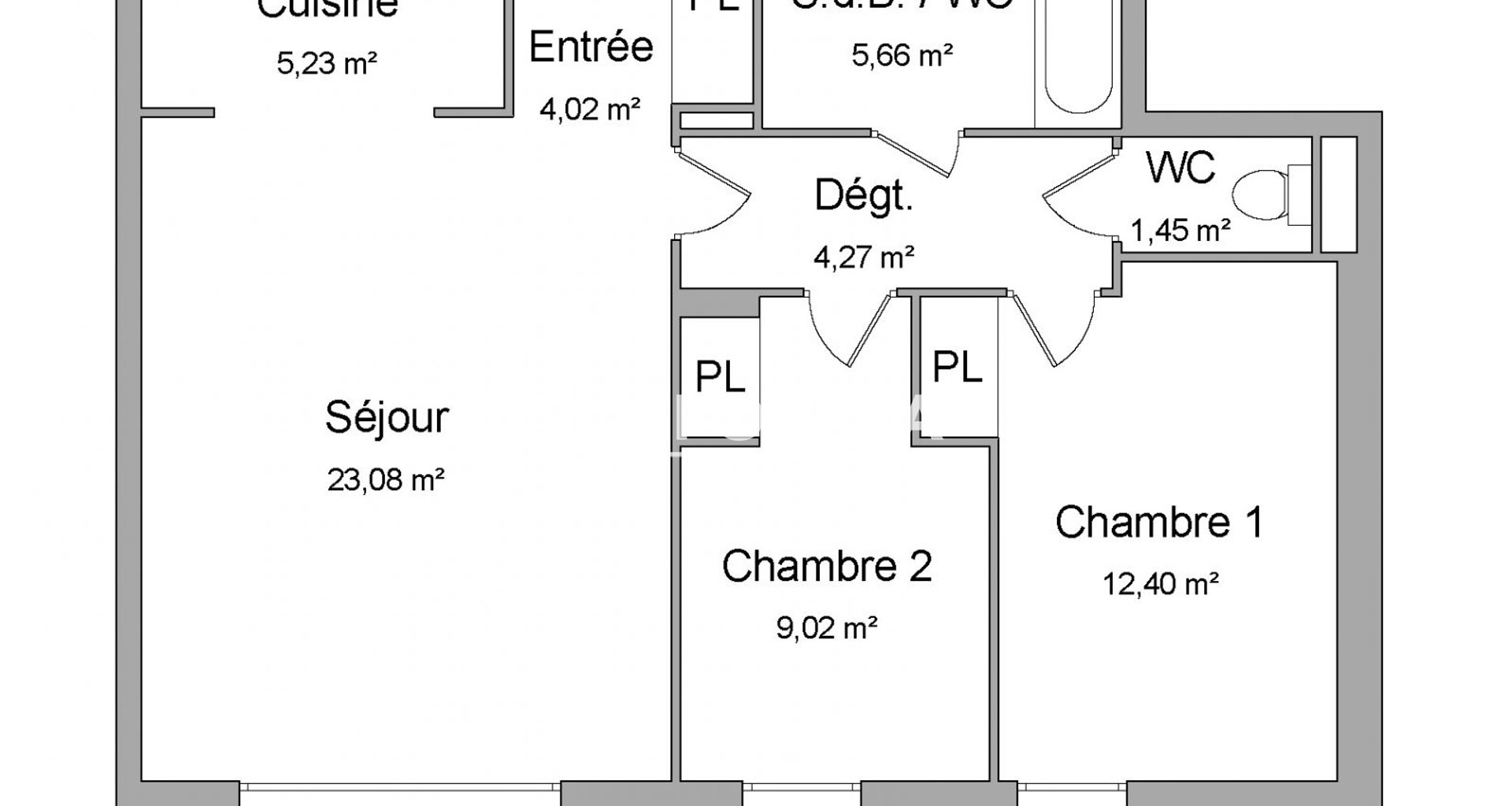 Appartement 3 pièces (65.13 m²) à louer - Mennecy (91540)
