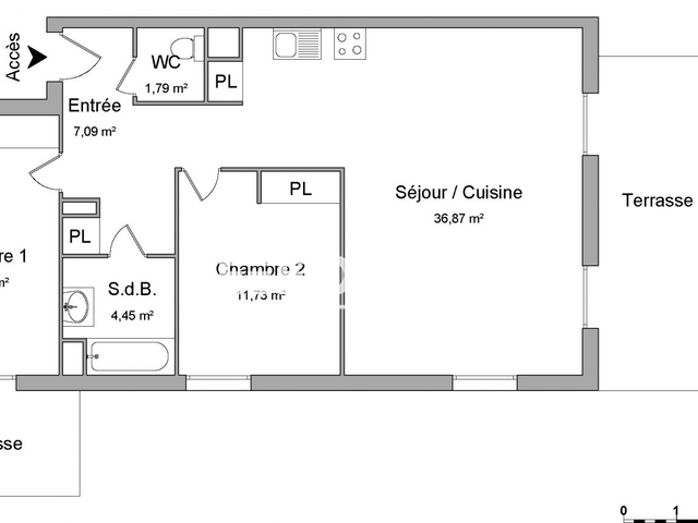 Appartement 3 pièces (75.75 m²) à louer - Colomiers (31770)