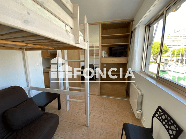 Studio meublé (14.43 m²) à louer - Villeneuve Loubet (06270)