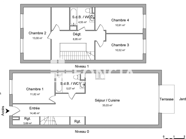 Maison 5 pièces (118 m²) à louer - Rosny-sous-bois (93110)