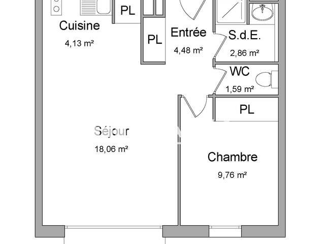 Appartement 2 pièces (41 m²) à louer - La Teste De Buch (33260)