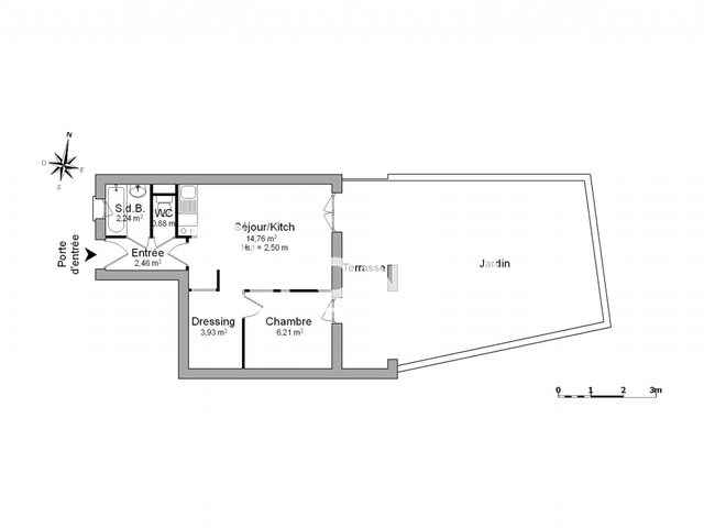Appartement 2 pièces (30.48 m²) à louer - Sausset Les Pins (13960)