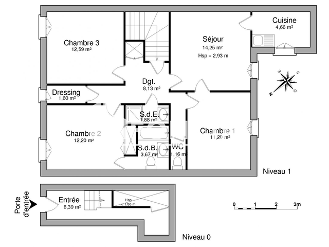 Appartement 4 pièces (77.73 m²) à louer - Bordeaux (33000)