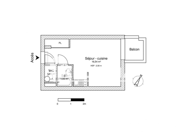 Studio (19.34 m²) à louer - Castanet Tolosan (31320)