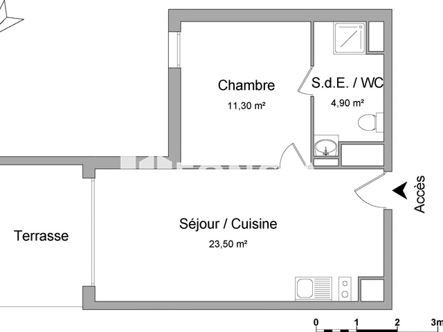 Appartement 2 pièces (39.7 m²) à louer - Balma (31130)