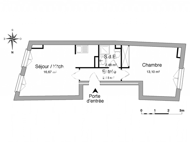 Appartement 2 pièces (35.13 m²) à louer - Istres (13800)