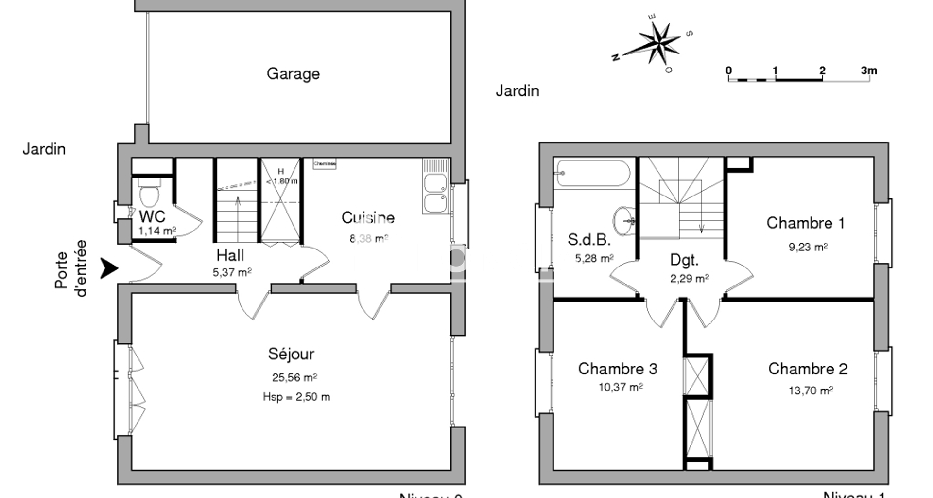 Maison 4 pièces (81.32 m²) à louer - Bondoufle (91070)