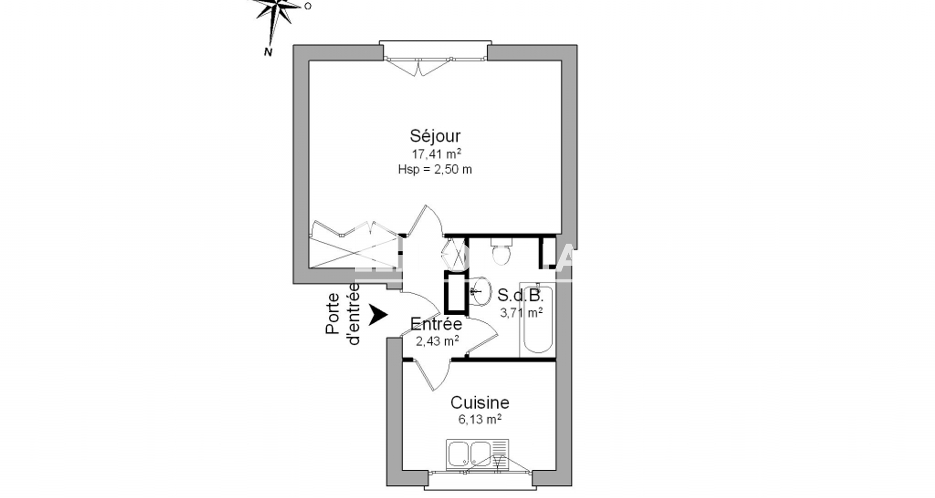 Studio (29.68 m²) à louer - Triel-sur-seine (78510)