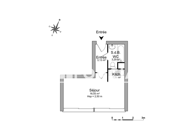Studio (25.33 m²) à louer - Talence (33400)