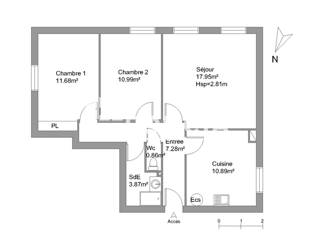 Appartement 3 pièces (63.52 m²) à louer - Port De Bouc (13110)