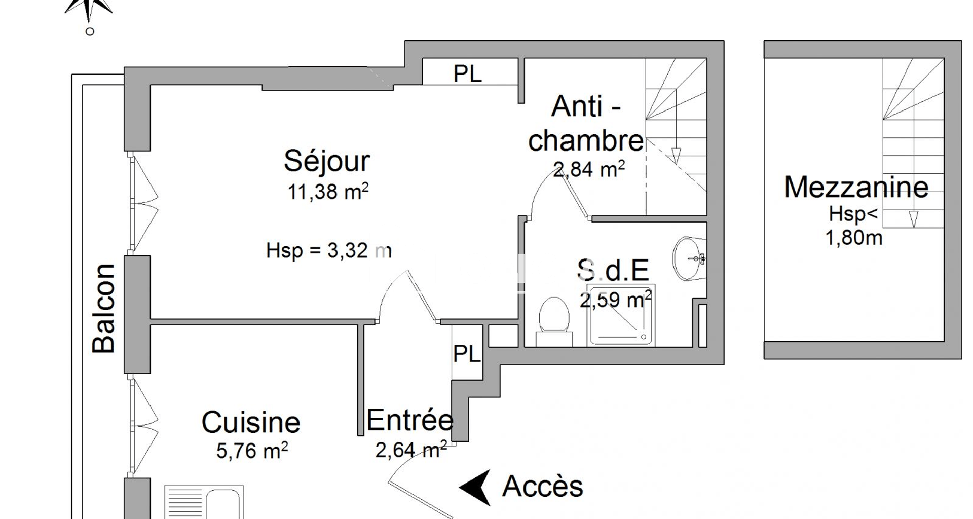 Studio (25.21 m²) à louer - Bordeaux (33000)