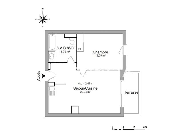 Appartement 2 pièces (48.59 m²) à louer - Tarascon (13150)