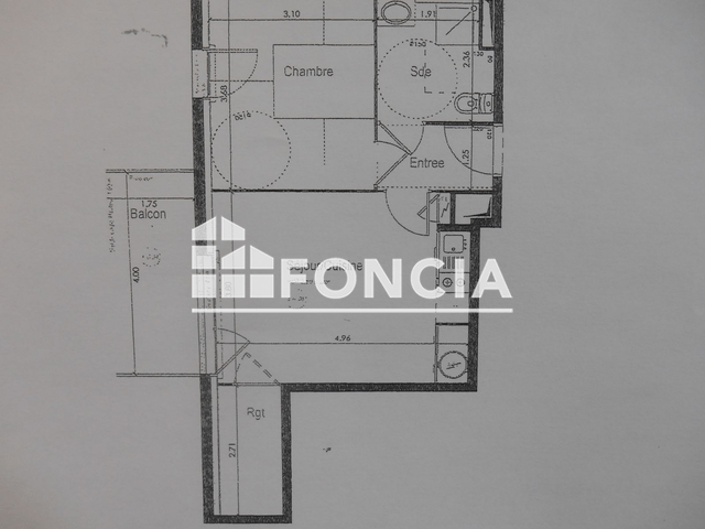 Appartement 2 pièces (40.74 m²) à louer - Vannes (56000)