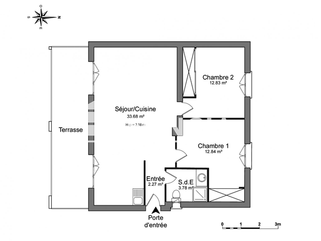Appartement 3 pièces (65.93 m²) à louer - Carry Le Rouet (13620)
