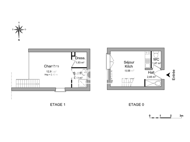 Appartement 2 pièces (31.96 m²) à louer - Pessac (33600)