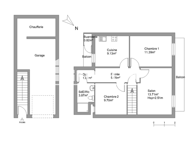 Appartement 3 pièces (56.13 m²) à louer - Arles (13200)