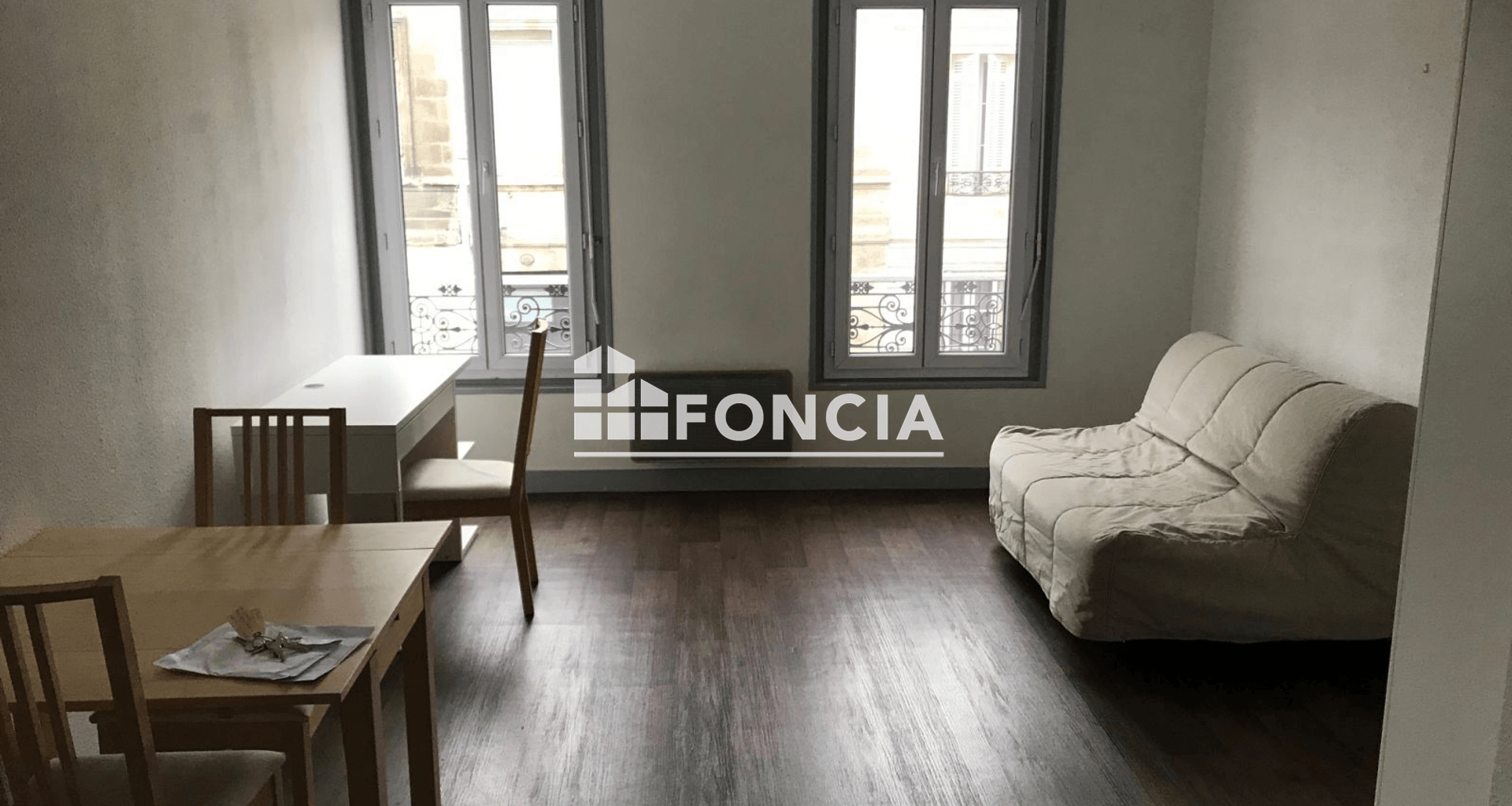 Studio meublé (26.43 m²) à louer - Bordeaux (33800)