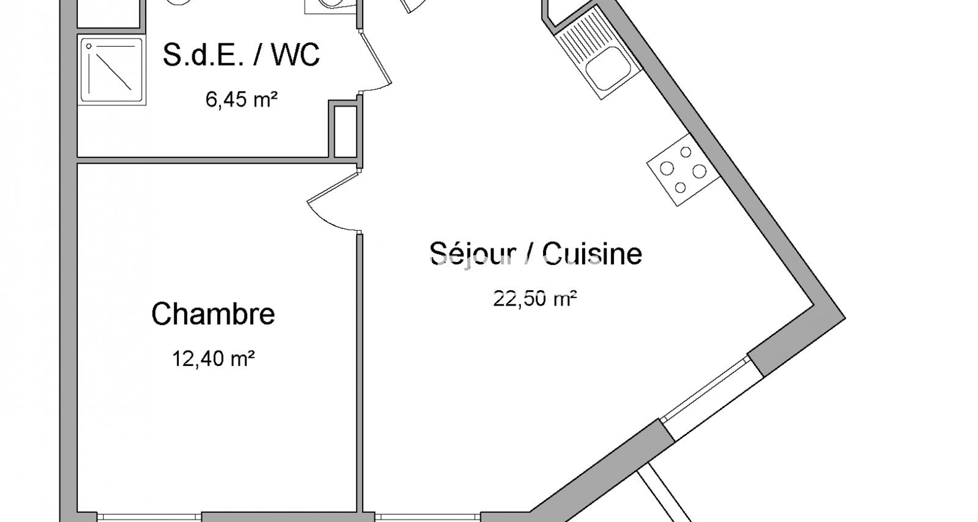 Appartement 2 pièces (41.35 m²) à louer - Noisy-le-grand (93160)
