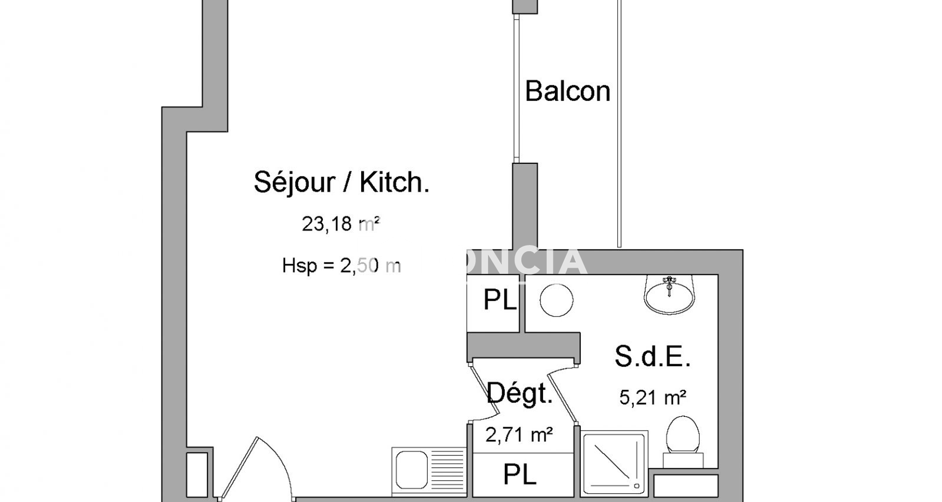 Studio (31.1 m²) à louer - Vigneux-sur-seine (91270)