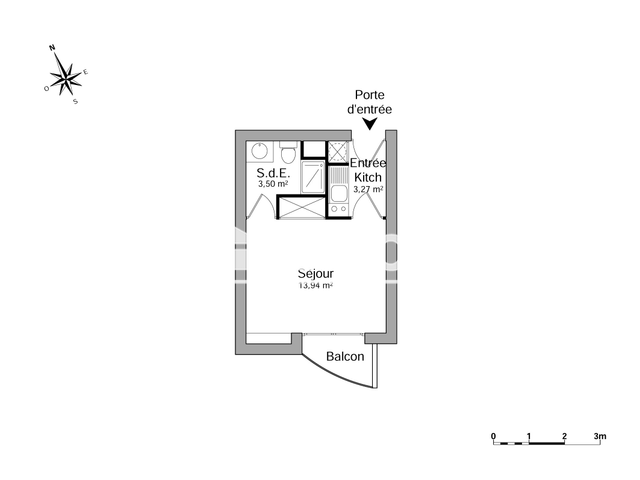 Studio (20.71 m²) à louer - Merignac (33700)