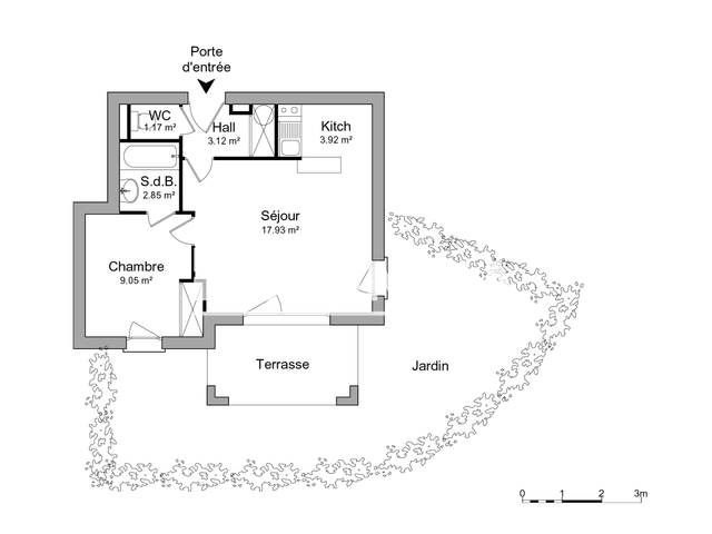 Appartement 2 pièces (38.04 m²) à louer - Cugnaux (31270)