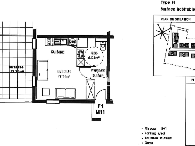 Studio (26.54 m²) à louer - Amiens (80000)