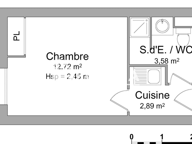 Studio (19.19 m²) à louer - Bourg En Bresse (01000)