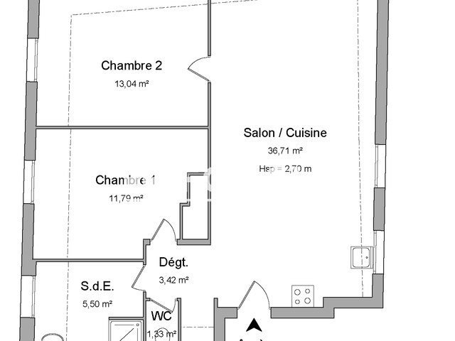 Appartement 3 pièces (88.25 m²) à louer - Collonges (01550)