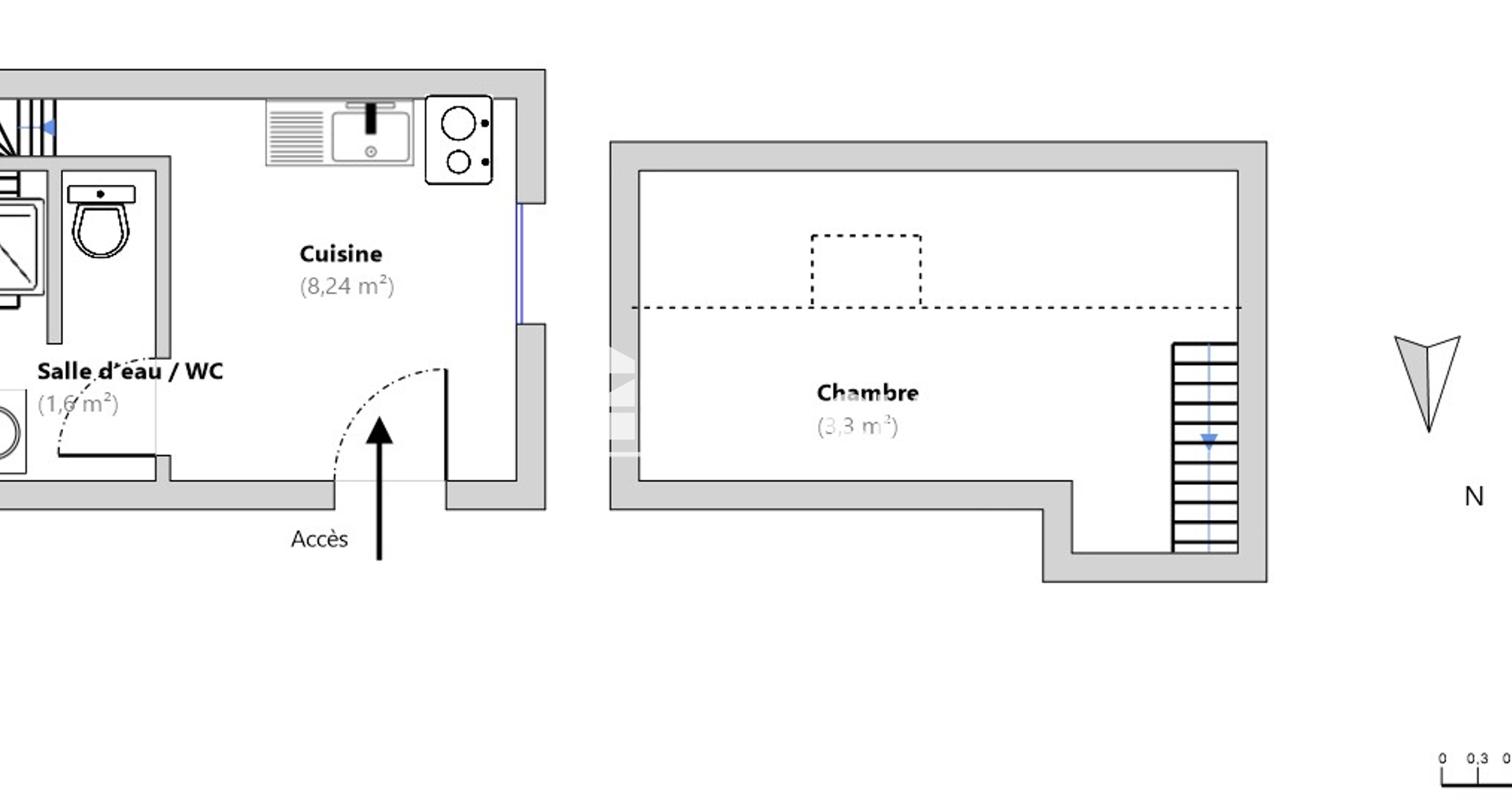 Studio (18.9 m²) à louer - Chartres (28000)