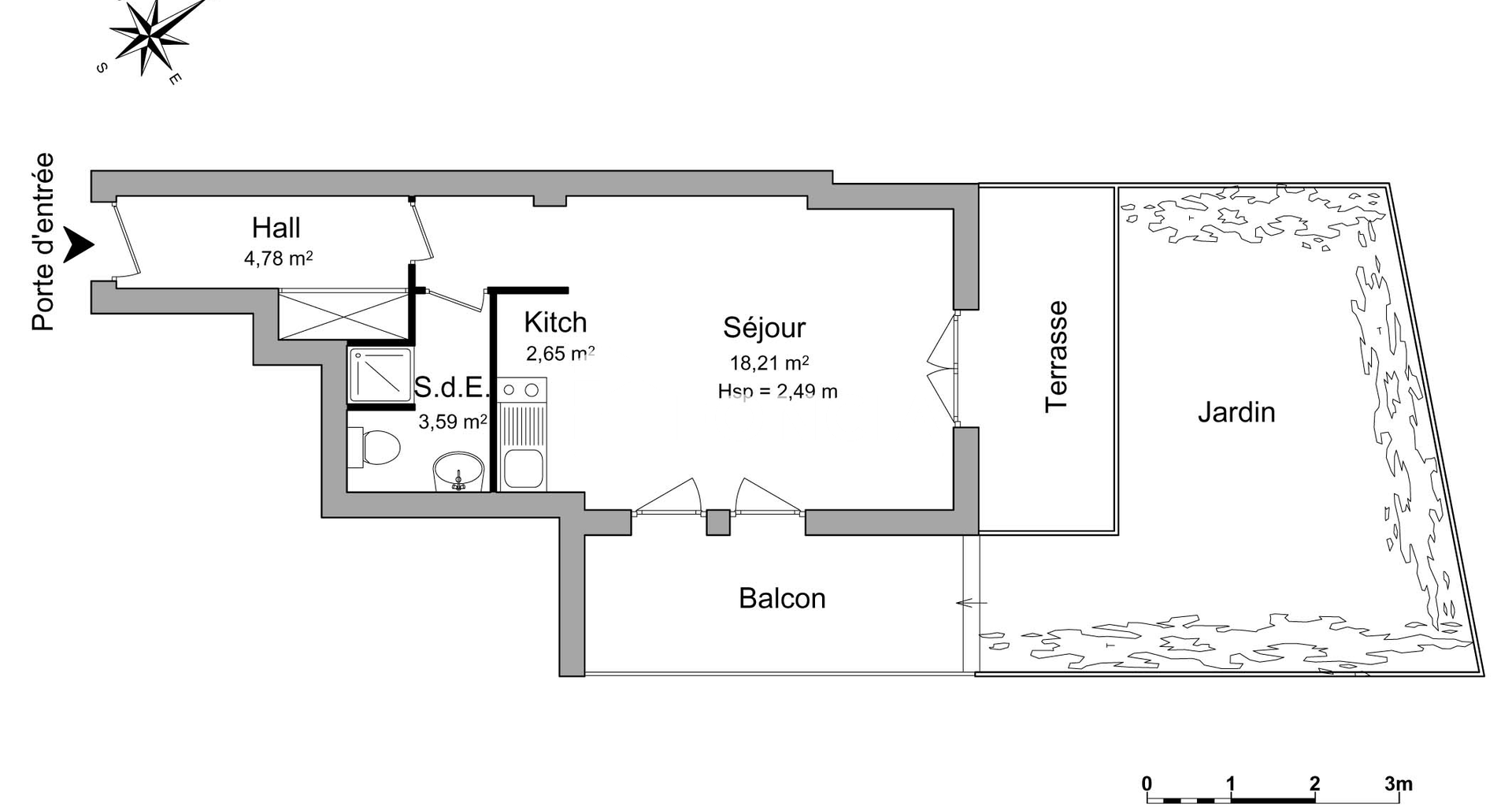 Studio (29.23 m²) à louer - Mainvilliers (28300)