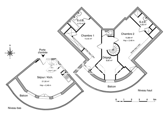 Appartement 3 pièces (70.07 m²) à louer - Chartres (28000)