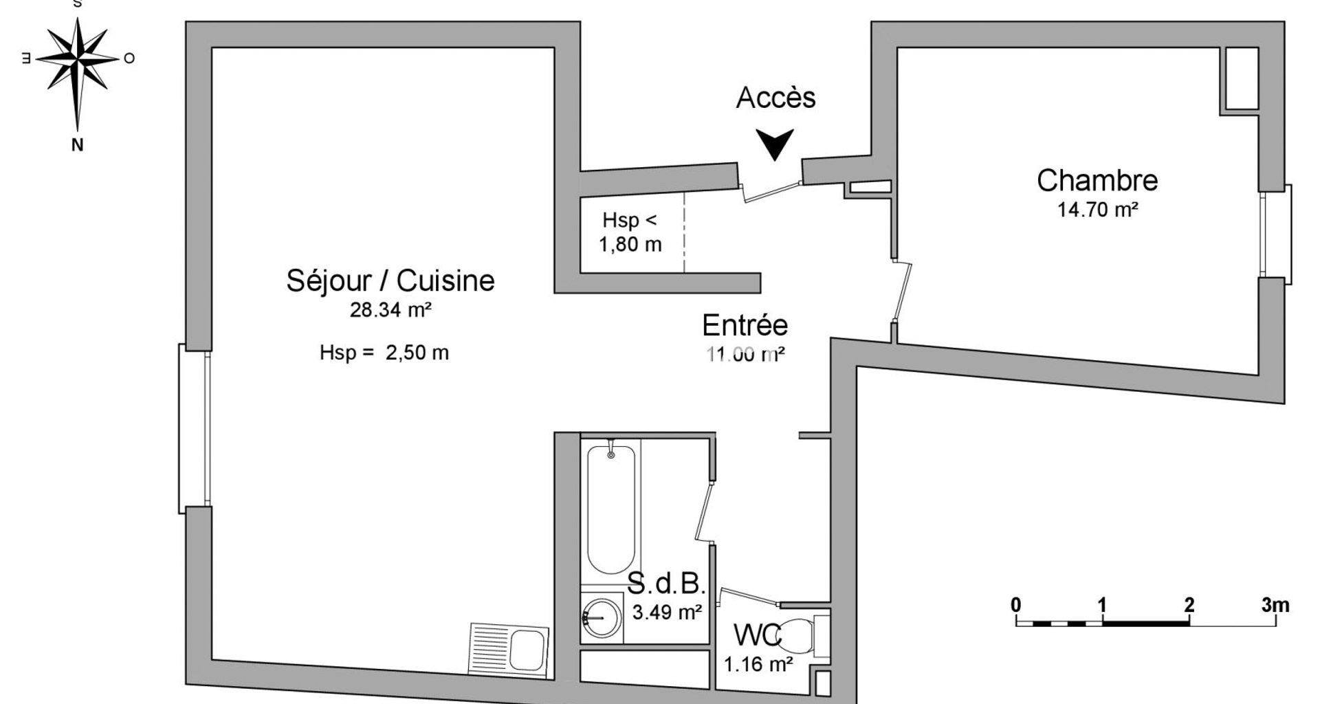 Appartement 2 pièces (58.69 m²) à louer - Billiat (01200)